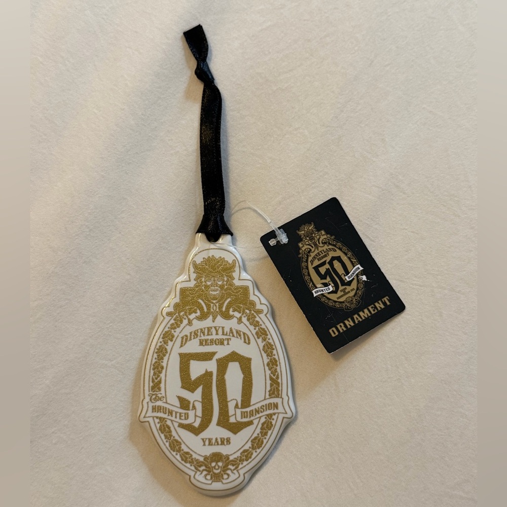 Disney Black and White Haunted Mansion Ornament
